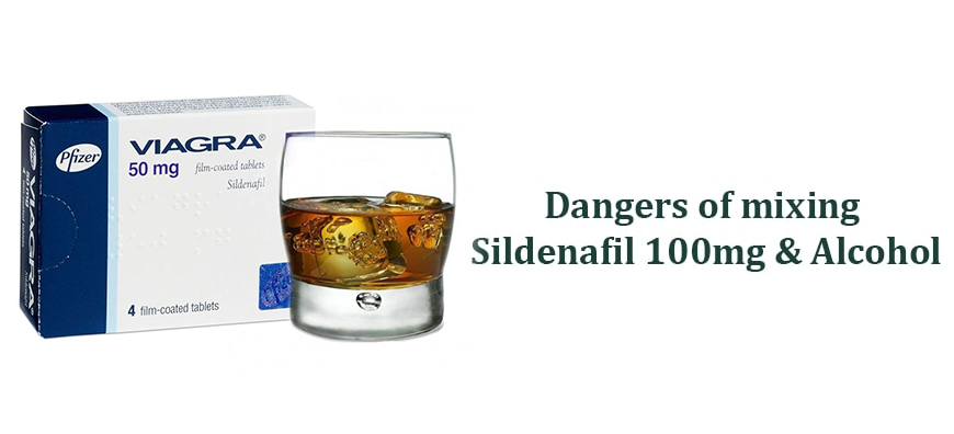 can you drink alcohol with sildenafil